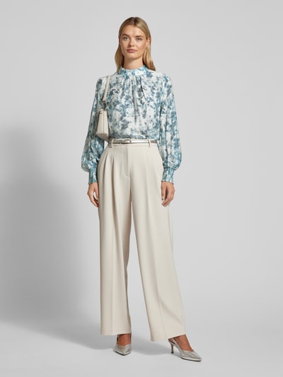 Jake*s Collection Blouse met smokdetails Rookblauw - 1