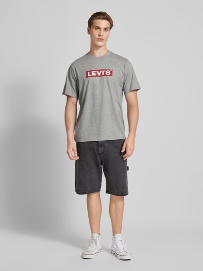 Levi's® T-Shirt mit Logo-Print Mittelgrau 1