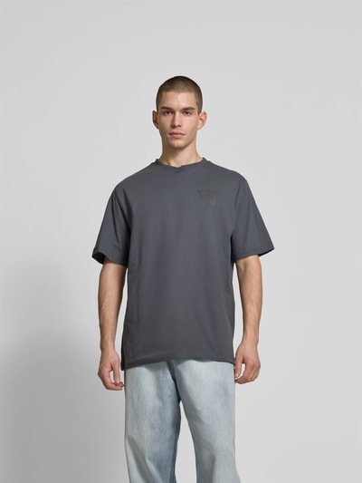 Wood Wood T-Shirt mit Rundhalsausschnitt Dunkelgrau 4