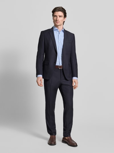 BOSS Regular Fit Businesshemd aus Baumwolle mit Kentkragen Modell 'JOE' Bleu 1
