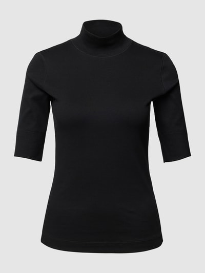 Marc Cain T-shirt met opstaande kraag Zwart - 2