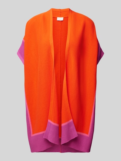 Milano Italy Cape in colour-blocking-design Koraal - 2