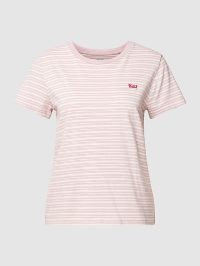 Levi's® T-shirt w paski Brudnoróżowy 2