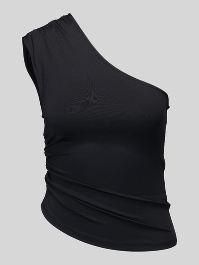 PIECES Blusentop mit One Shoulder-Ausschnitt Black 2
