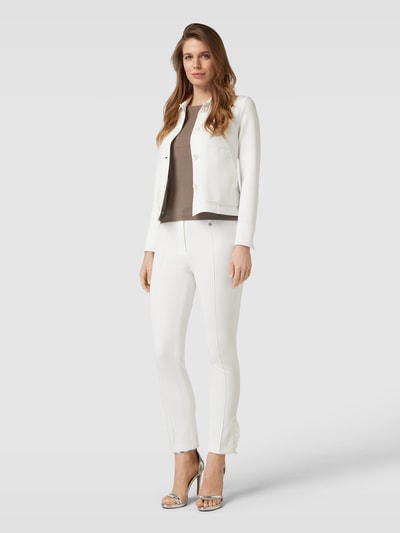 Marc Cain Blazer met platte kraag Offwhite - 1