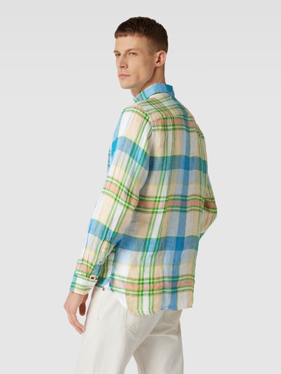 Tommy Hilfiger Regular Fit Freizeithemd aus Leinen mit Button-Down-Kragen Grass 5