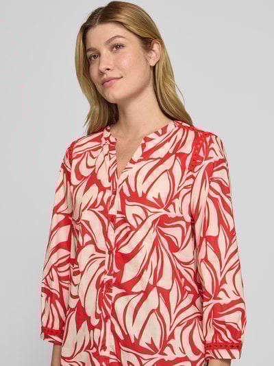 ZABAIONE Regular fit blouse met 3/4-mouwen, model 'St44ephanie' Rood - 3