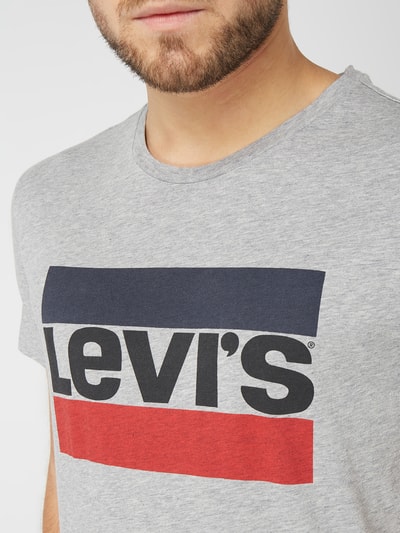 Levi's® T-Shirt mit Logo-Print Mittelgrau 3