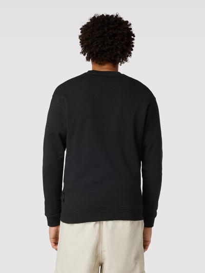 Jack & Jones Sweatshirt met ronde hals, model 'SHADOW' Zwart - 5