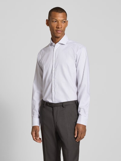 Seidensticker Regular fit zakelijk overhemd van puur katoen Middenbruin - 4