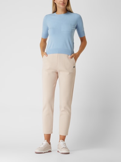 MaxMara Leisure Pullover van viscosemix, model 'Ortsei' Bleu - 1