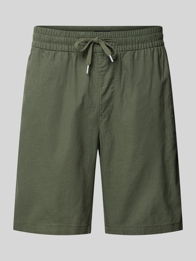 Matinique Regular Fit Bermudas aus Leinen-Baumwoll-Mix Modell 'barton' Mittelbraun 2