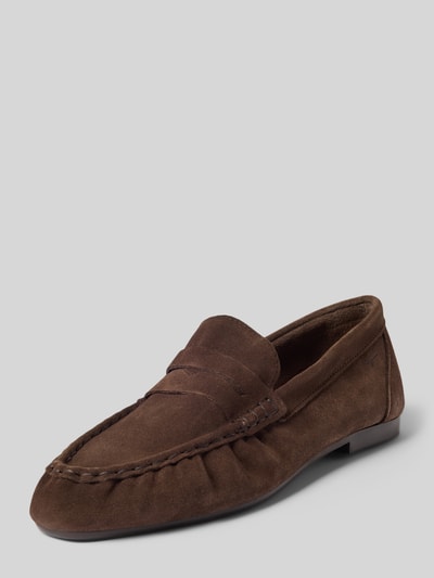 Tamaris Loafer aus echtem Leder Dunkelbraun 1