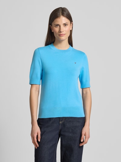 Tommy Hilfiger Regular Fit Strickpullover aus Baumwoll-Mix Sky 4