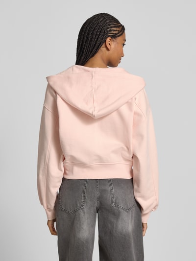 Calvin Klein Jeans Oversized Sweatjacke mit Kapuze Hellrosa 5