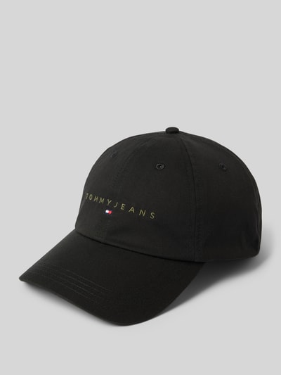 Tommy Jeans Basecap mit Label-Stitching BLACK 1