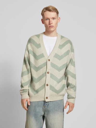 Only & Sons Gebreid jack met knoopsluiting, model 'RONNIE' Offwhite - 4