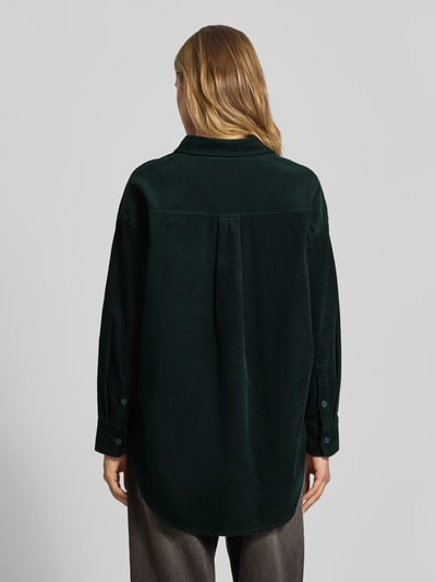 Only Relaxed fit overhemdblouse van puur katoen, model 'AIME-MOXI' Donkergroen - 5