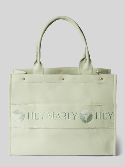 Hey Marly Handtasche mit Label-Stitching Mint 4