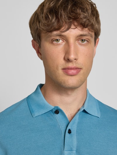 G-Star Raw Poloshirt mit Strukturmuster Aqua 3