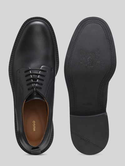 HUGO Schnürschuhe aus echtem Leder Black 4