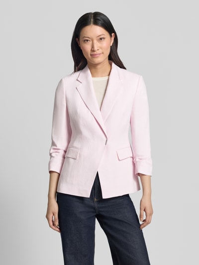 BOSS Slim Fit Kurzblazer aus Leinen-Viskose-Mix Modell 'JIA8' Rose 4