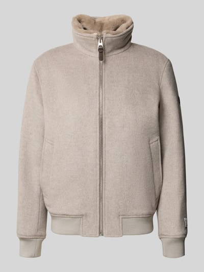 Produktfoto, cremefarbener Regular Fit Blouson aus Woll-Mix mit Kaschmir-Anteil von JOOP! COLLECTION, glatte Textur, Herren Bomberjacke