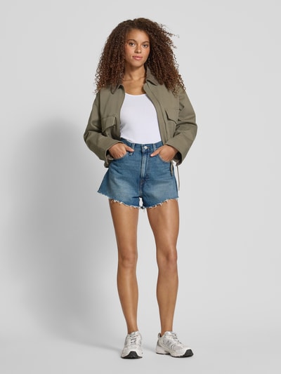 Levi's® High Waist Jeansshorts im Used-Look Jeansblau 1