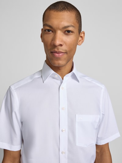 OLYMP Regular Fit Freizeithemd mit Kentkragen Weiss 3