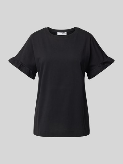 Selected Femme T-Shirt mit Rundhalsausschnitt Modell 'CECILIEE' Black 2