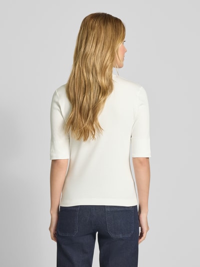 Marc Cain T-shirt met opstaande kraag Offwhite - 5