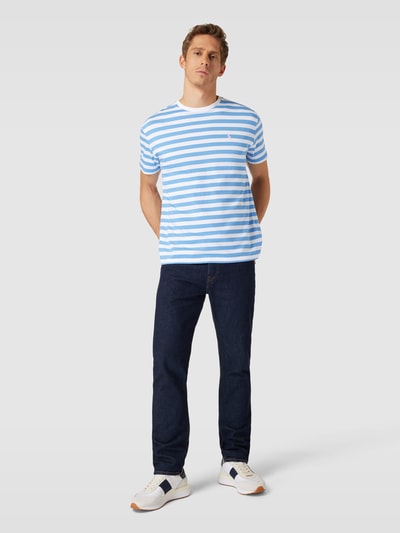 Polo Ralph Lauren T-shirt met streepmotief Oceaanblauw - 1