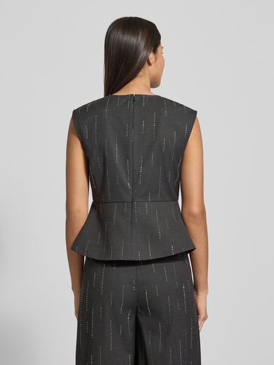 Gestuz Tanktop mit Rundhalsausschnitt Modell 'adira' Dunkelgrau Melange 5