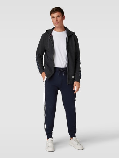 Tommy Hilfiger Sweatpants met contraststrepen, model 'ESTABLISHED' Marineblauw - 1