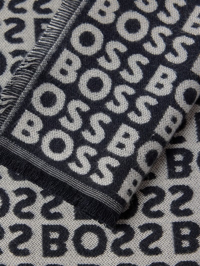 BOSS Sjaal van pure viscose, model 'TADIC' Donkerblauw - 2