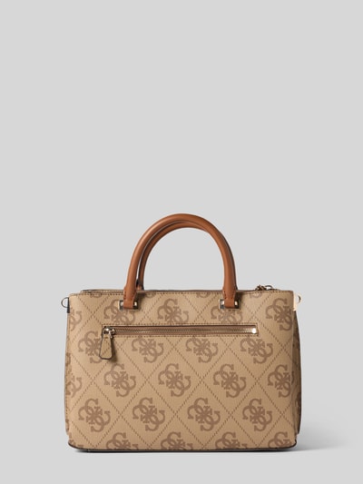 Guess Satchel bag met labeldetail, model 'ERENIA' Lichtbruin - 4