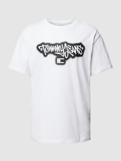 Tommy Jeans T-Shirt mit Rundhalsausschnitt Weiss 2