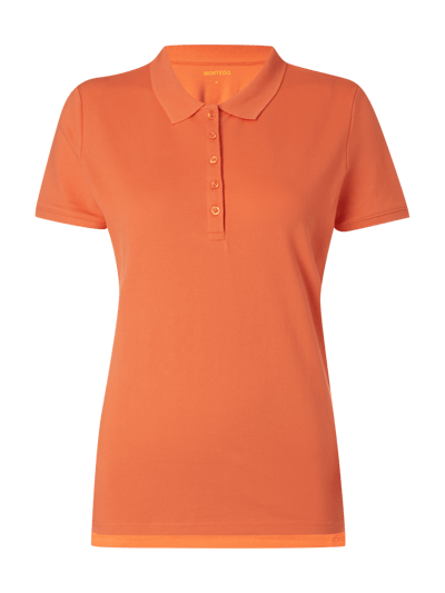 Montego Poloshirt aus Baumwoll-Piqué mit Stretch-Anteil Orange 1