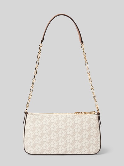 MICHAEL Michael Kors Handtas met labelapplicatie, model 'EMPIRE' Ecru - 4