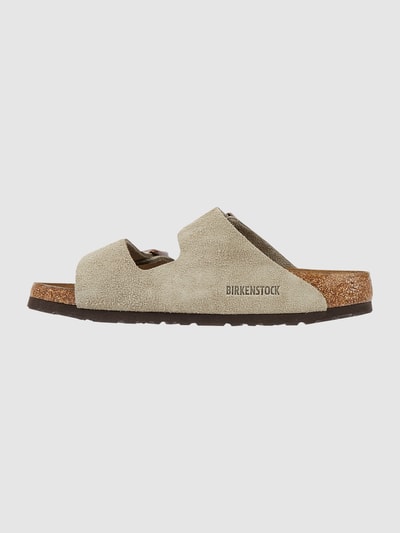 Birkenstock Sandały ze skóry welurowej model ‘Arizona’ Szarobrązowy 3