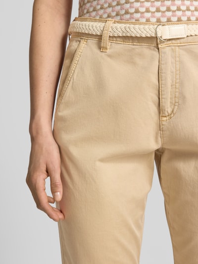 s.Oliver RED LABEL Regular Fit Chino aus Baumwoll-Mix Beige 3