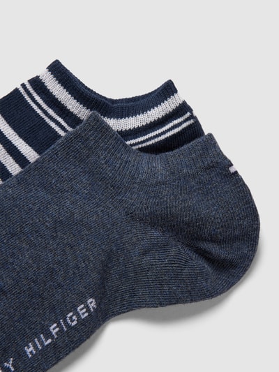 Tommy Hilfiger Sneakersocken mit Label-Detail im 2er-Pack Marine 2