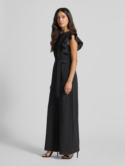 Apricot Jumpsuit mit Rüschen Black 1