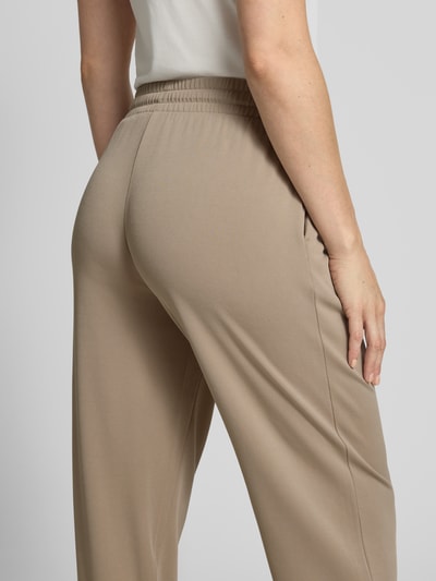 Christian Berg Woman Broek met elastische band en tunnelkoord Steengrijs - 3