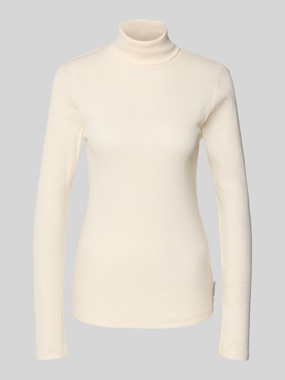 Marc O'Polo Denim Slim Fit Rollkragenpullover aus Baumwoll-Mix Offwhite 2