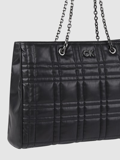 CK Calvin Klein Tote Bag in Leder-Optik  Black 6