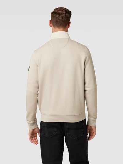 bugatti Sweatjacke mit Stehkragen Beige 5