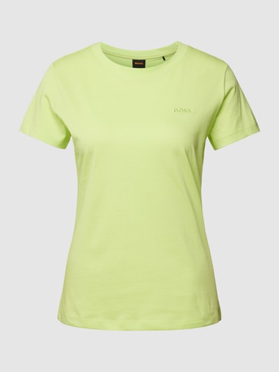 BOSS Orange T-shirt met ronde hals Appeltjesgroen - 2