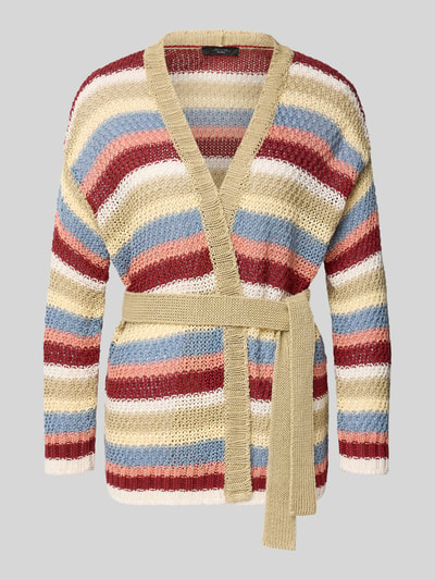 Weekend Max Mara Loose Fit Cardigan aus reinem Leinen Modell 'BONITO' Rot 2