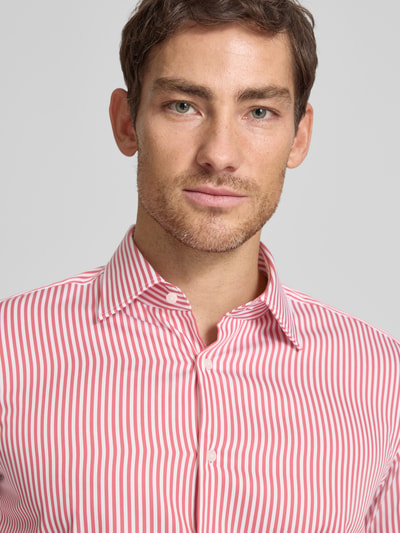 BOSS Regular Fit Businesshemd aus reiner Baumwolle Modell 'JOE' Rot 3